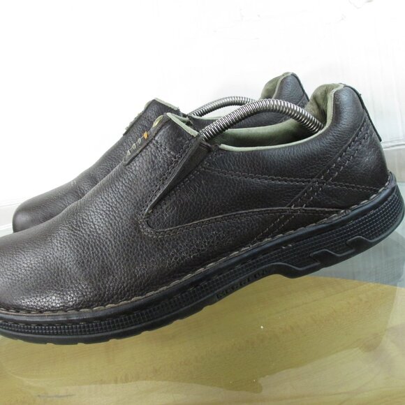 Merrell Men's World legend Loafer Brown Leather Size 10 - Picture 4 of 8